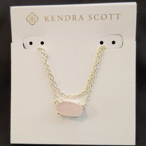 Kendra Scott Ever Gold Pendant Necklace in Rose Go